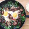 Œufs florentine à la poêle, sauce hollandaise - En-tete