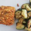 Poisson blanc au four et courgettes poêlées - En-tete