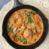 Poulet aux épinards et tomates à la crème - En-tete