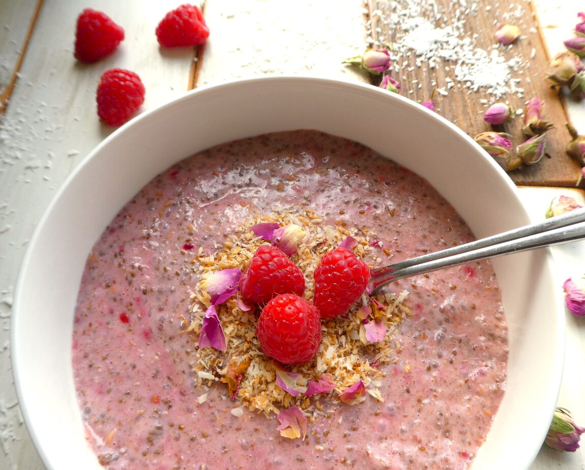 Pudding de chia coco