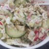 Salade de chou pointu, concombre et radis - En-tete
