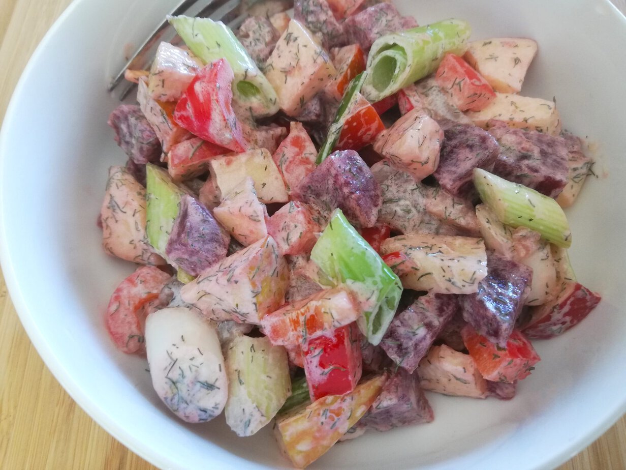 Salade de hareng aux betteraves
