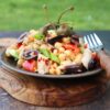 Salade de pois chiches au thon - En-tete