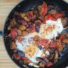 Shakshuka à l'aubergine - En-tete