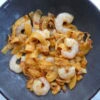 Tagliatelles de rutabaga aux crevettes et à l'ail rôti (keto) - En-tete