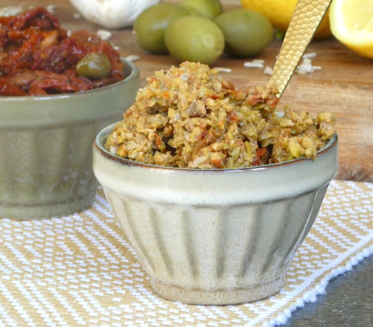 Tapenade d'olives vertes - En-tete