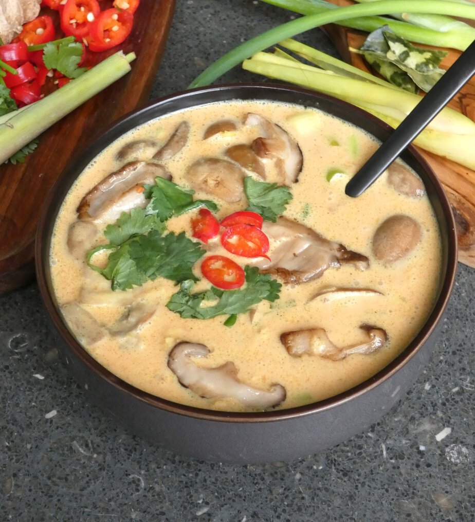 Tom kha aux champignons (keto) - En-tete