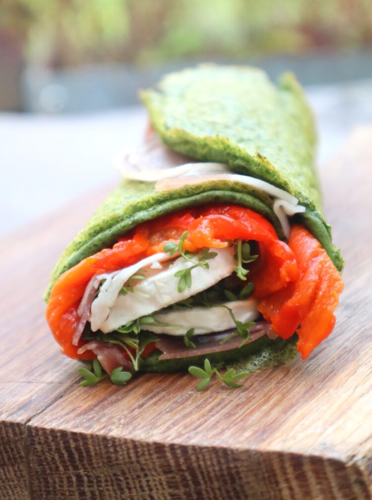 Wrap aux épinards (keto) - En-tete