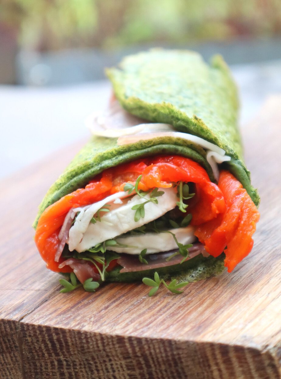 Wrap aux épinards (keto) - En-tete