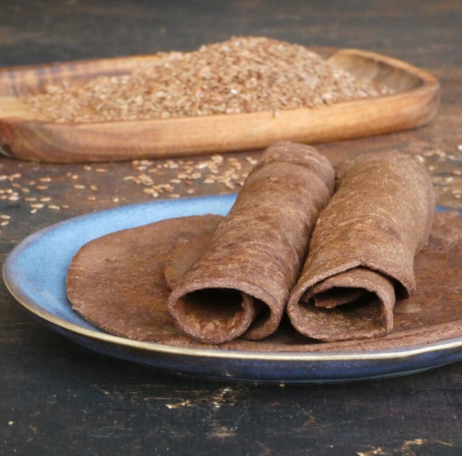 Wraps aux graines de lin (keto) - En-tete