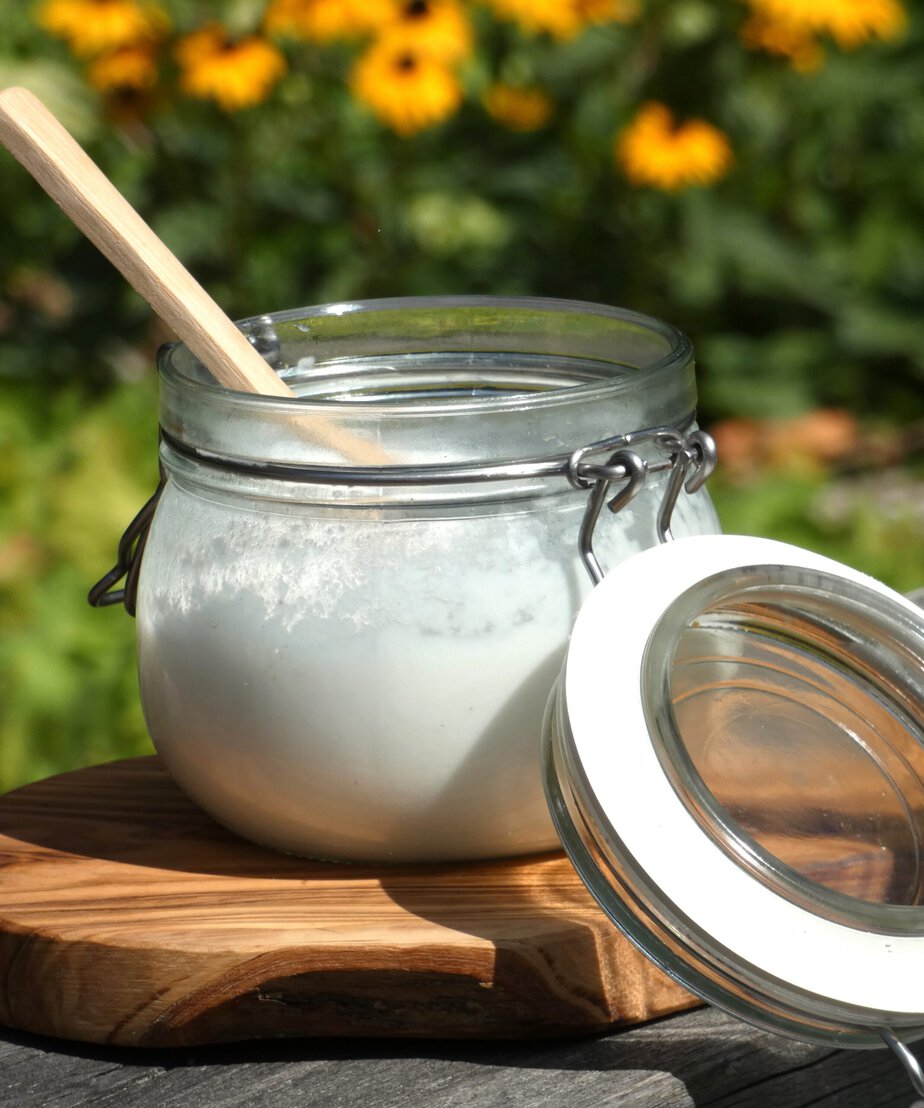 Yaourt de coco maison aux probiotiques