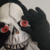 Yeux d'Halloween, dessert fraise et lait de coco - En-tete